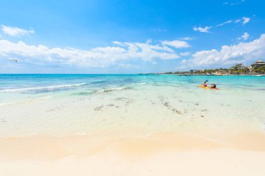Bir Playa del Carmen - Cennet plaj ve şehir, Karayip kıyılarında, Quintana Roo, Meksika