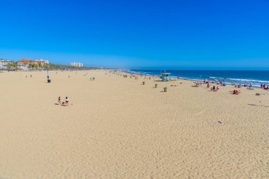 Santa monica beach, los angeles, Kaliforniya, ABD
