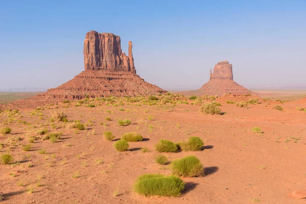 Scenic Drive Dirt Road Monument Valley Famous Buttes Navajo Tribal — Stock Photo, Image