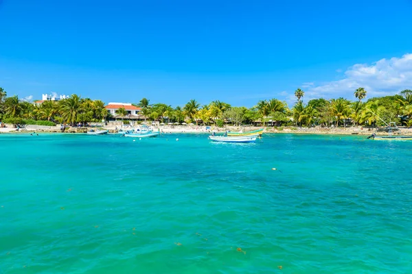 Παραλία Στο San Blas Νησί Της Καραϊβικής Κούνα Γιάλα Παναμάς — Φωτογραφία Αρχείου