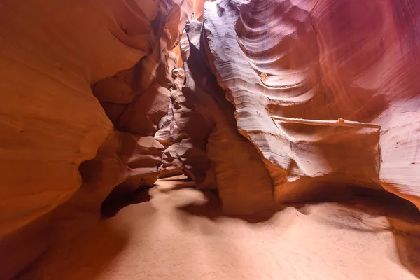 Upper Antelope Canyon Formación Arenisca Natural Cerca Page Lake Powell — Foto de Stock