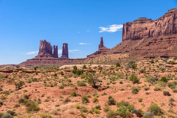 Scenic Drive Dirt Road Monument Valley Famous Buttes Navajo Tribal Royalty Free Stock Images