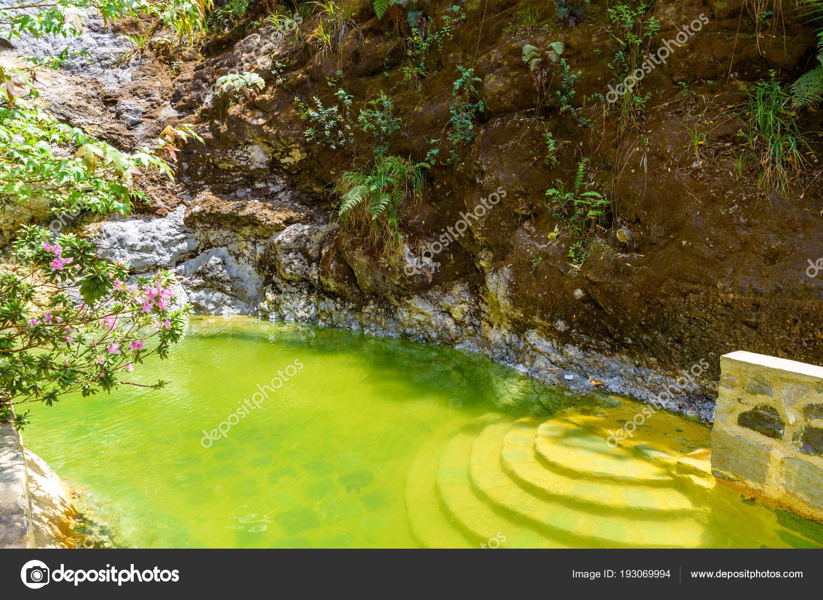 Natural Pool Fuentes Georginas Hot Springs Zunil Quetzaltenango Xela