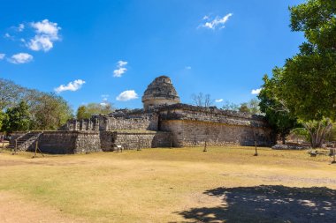 Chichen Itza, Yucatan, Meksika gözlemevinde kalıntıları