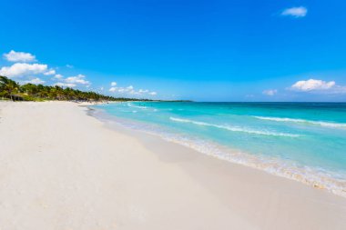 Xpu-Ha Beach Karayip kıyılarında Meksika.