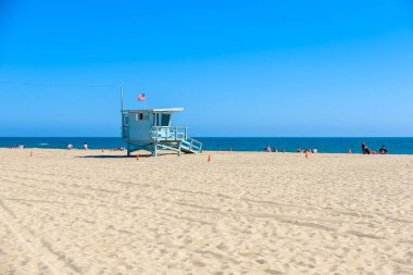 Santa monica beach, los angeles, Kaliforniya, ABD