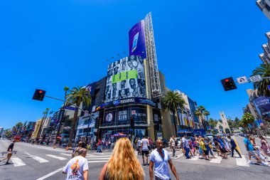 Hollywood walk of Şöhret, los angeles, Kaliforniya, ABD