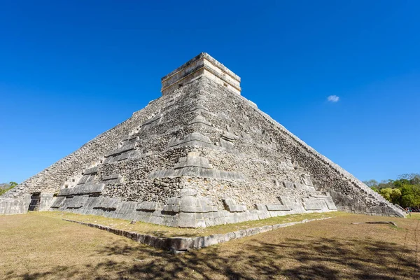 Chichén Itzá Pyramida Castillo Starověký Maya Ruiny Chrámu Yucatán Mexiko — Stock fotografie