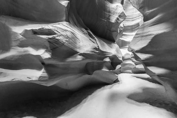Felső Antilop Kanyon Természetes Homokkő Formáció Mellett Oldal Lake Powell — Stock Fotó
