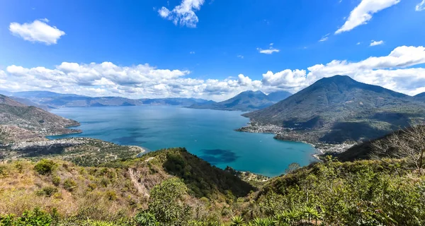 Vista Panorámica Pequeños Pueblos San Pedro San Marcos San Juan — Foto de Stock