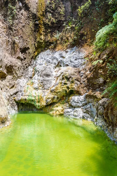 Természetes Medence Fuentes Georginas Hot Springs Körül Zunil Quetzaltenango Jozsef — Stock Fotó