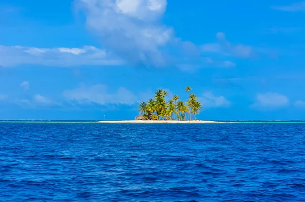 Lonely Beach San Blas Island Kuna Yala Panama — Stock Photo, Image