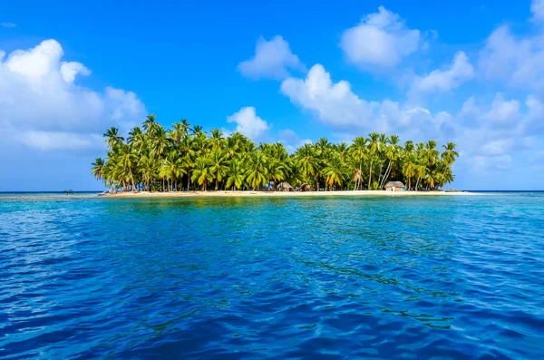 Lonely Beach San Blas Island Kuna Yala Panama — Stock Photo, Image