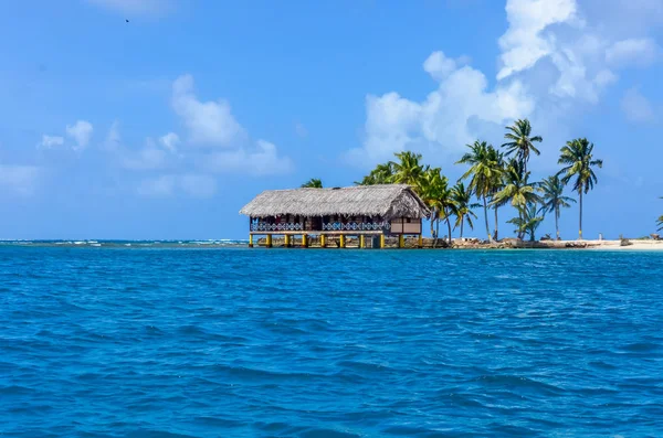 Einsamer Strand San Blas Insel Kuna Yala Panama — Stockfoto