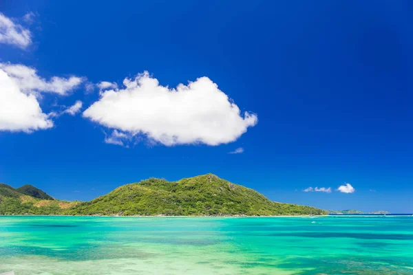 Mooie Kust Van Praslin Seychellen — Stockfoto