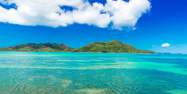 Beautiful Coast of Praslin, Seychelles