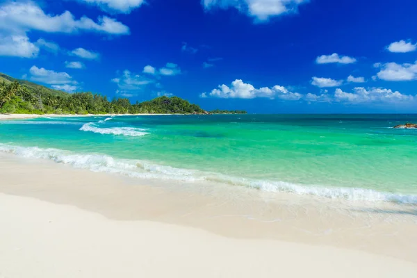 Anse Kerlan Tropisk Strand Praslin Seychellerna — Stockfoto