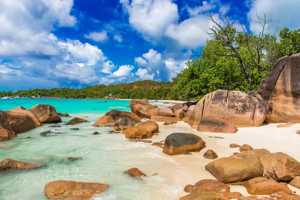 Anse Lazio Paradisstrand Seychellene Øya Praslin – stockfoto