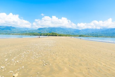 Uvita 'daki Marino Ballena Ulusal Parkı - Punta Uvita, Kosta Rika.