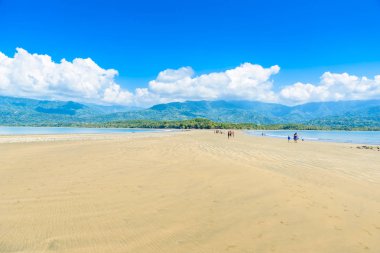 Uvita 'daki Marino Ballena Ulusal Parkı - Punta Uvita, Kosta Rika.