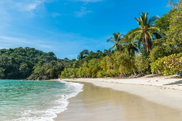 Tropisk Strand Manuel Antonio National Park Costa Rica — Stockfoto