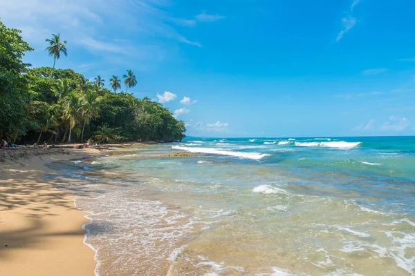 Playa Chiquita Wild Beach Close Puerto Viejo Costa Rica — Stock Photo, Image