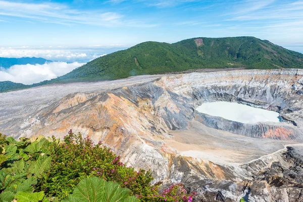 Vulkán Poas Itt Costa Rica — Stock Fotó