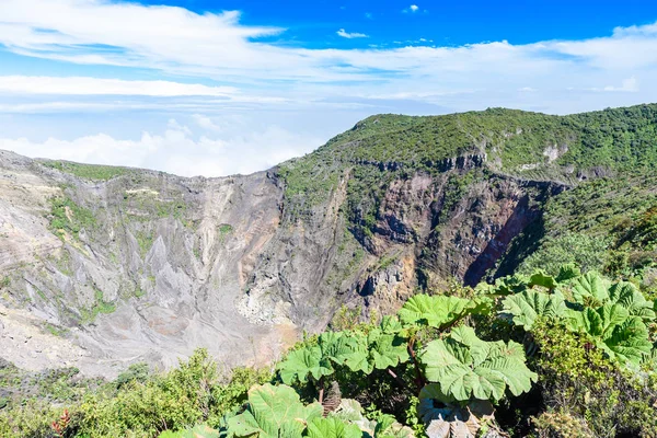 Volcán Irazu Con Lago Cráter Costa Rica — Foto de Stock