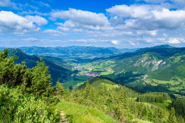 Scenic view of Alps mountains, Germany. clipart