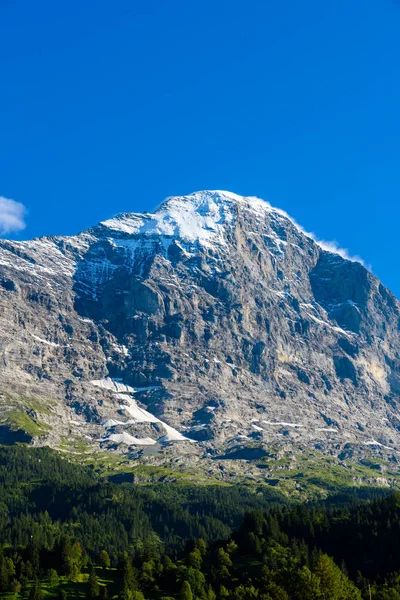 Mur Nord Eiger Vue Sur Eiger Depuis Grindelwald Dans Les — Photo