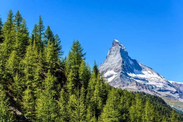 Vue Panoramique Cervin Zermatt Suisse — Photo