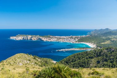 Cala Agulla kıyıları Mallorca, İspanya 'da Cala Ratjada