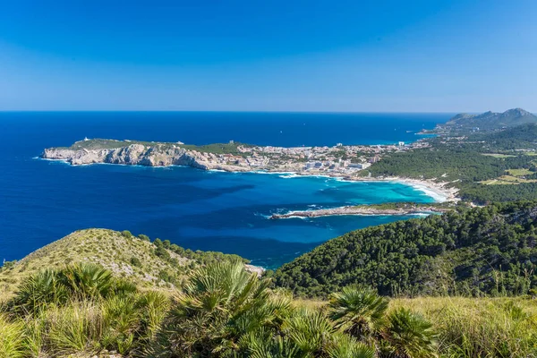 Cala Agulla kıyıları Mallorca, İspanya 'da Cala Ratjada