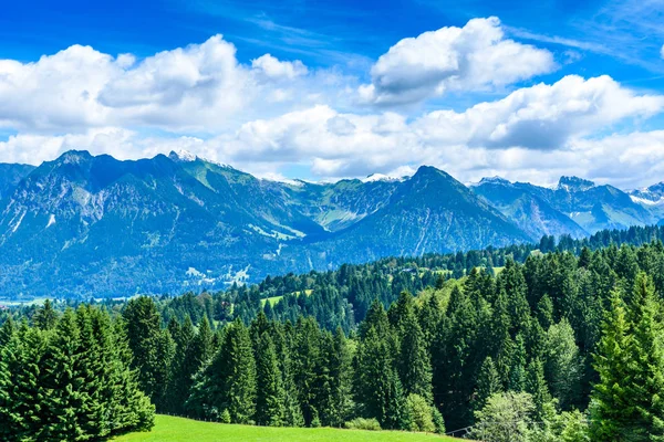 Landschaft Der Region Oberstdorf Süddeutschland — Stockfoto