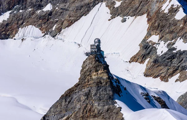 Jungfraujoch Europaspitze Der Schweiz Europa — Stockfoto