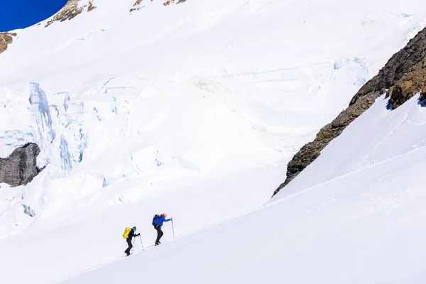 Glaciar Aletsch Paisagem Gelo Nos Alpes Suíça Europa — Fotografia de Stock