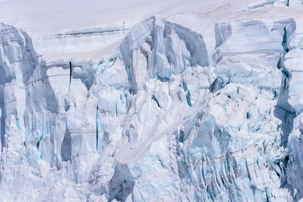 Glacier Ice Moench Mountain View Mountain Moench Bernese Alps Switzerland — Stock Photo, Image