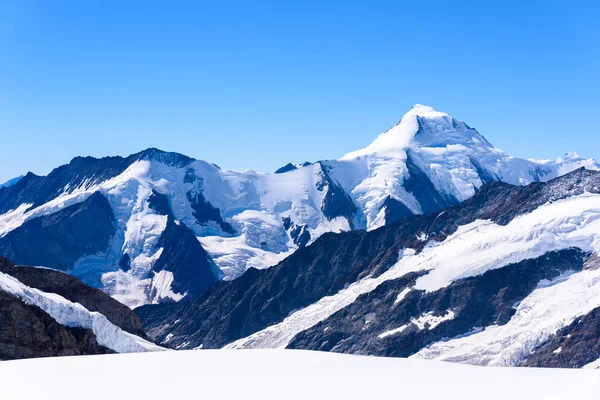 Aletsch glacier - ice landscape in Alps of Switzerland, Europe