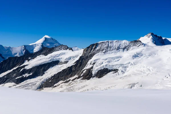 Aletschgletsjer Ijs Landschap Alpen Van Zwitserland Europa — Stockfoto
