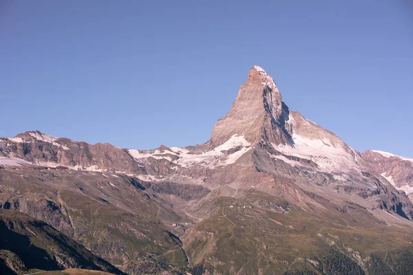 Malebný Pohled Matterhorn Zermatt Švýcarsko — Stock fotografie