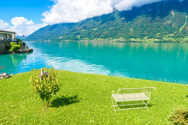 Village Iseltwald Lac Brienz Interlaken Suisse — Photo