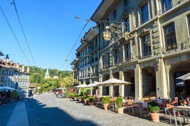 Tarihi kent merkezi, Bern, İsviçre.