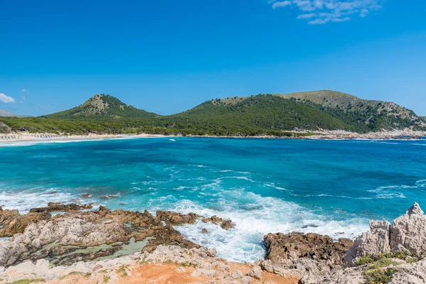 Cala Praia Agulla Maiorca Espanha — Fotografia de Stock