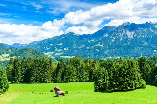 Landschaft Der Region Oberstdorf Süddeutschland — Stockfoto