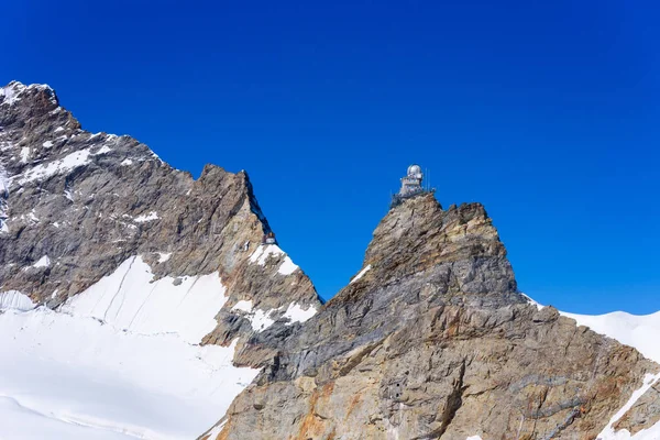 Jungfraujoch Spitze Europas Der Schweiz — Stockfoto