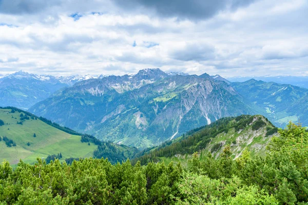 Bela Paisagem Dos Alpes Alemanha Caminhadas Nas Montanhas — Fotografia de Stock