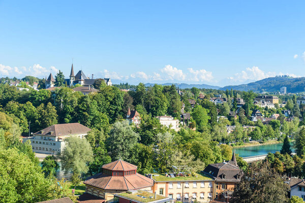 Bern City, Switzerland - travel destination to capital of Switzerland.