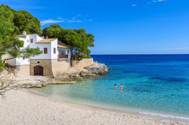 Cala Gat at Ratjada, Mallorca - beautiful beach and coast clipart