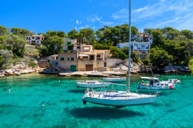 Güzel sahil, Cala Figuera - İspanya, Mallorca