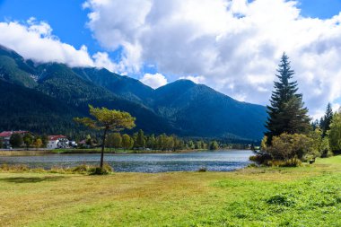 Bir Seefeld in Tirol, Avusturya - Europe, göl Wildsee